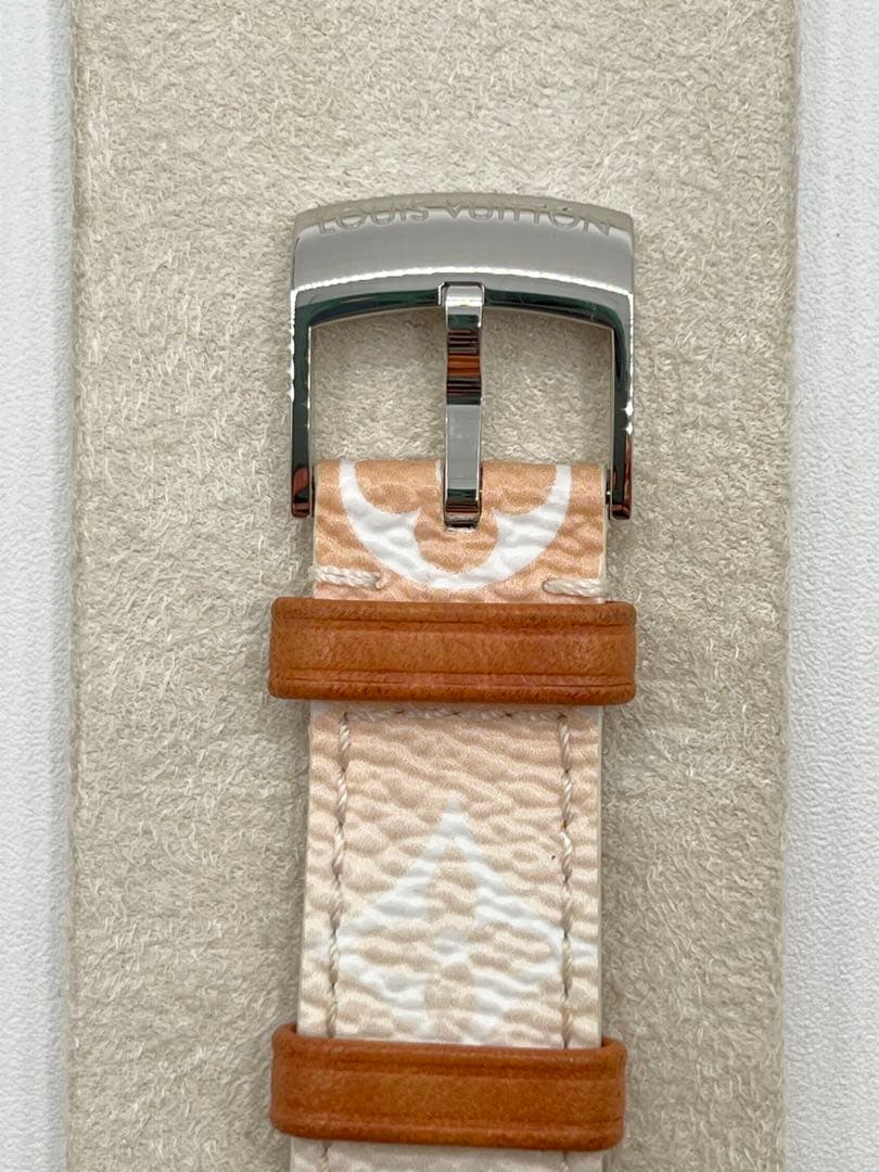 【ルィヴィトンタンブールスリムMMベルト】グラデーションカラーモノグラムグレー