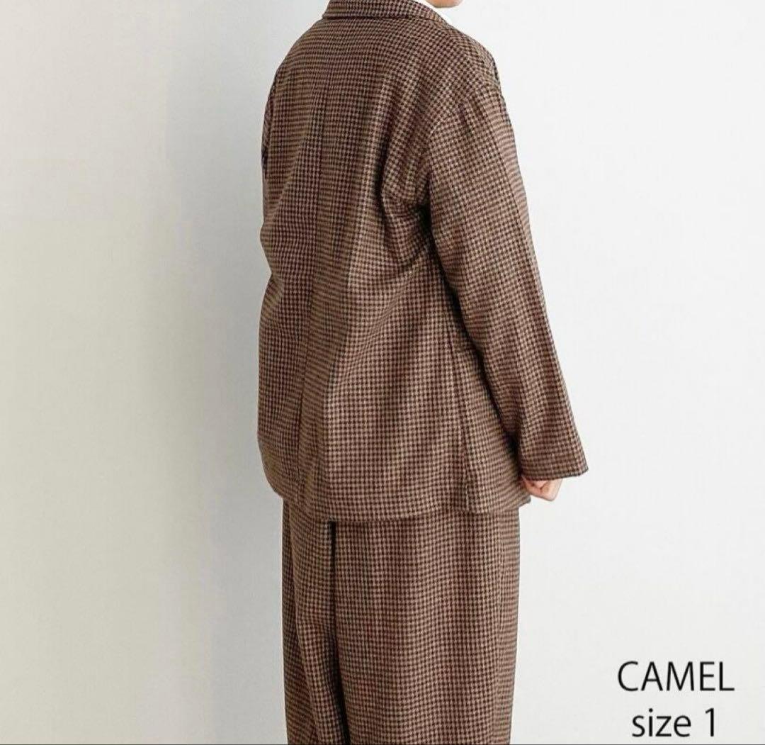 harvesty ハーベスティ ウールツイードズートジャケット　チェックコート