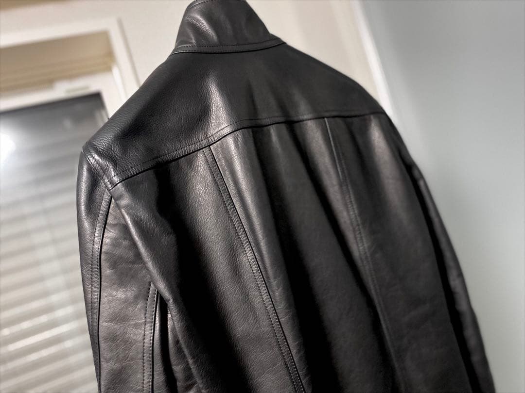 ジャケット・アウター Rick Owens MOLLINO BIKER LEATHERS JACKET