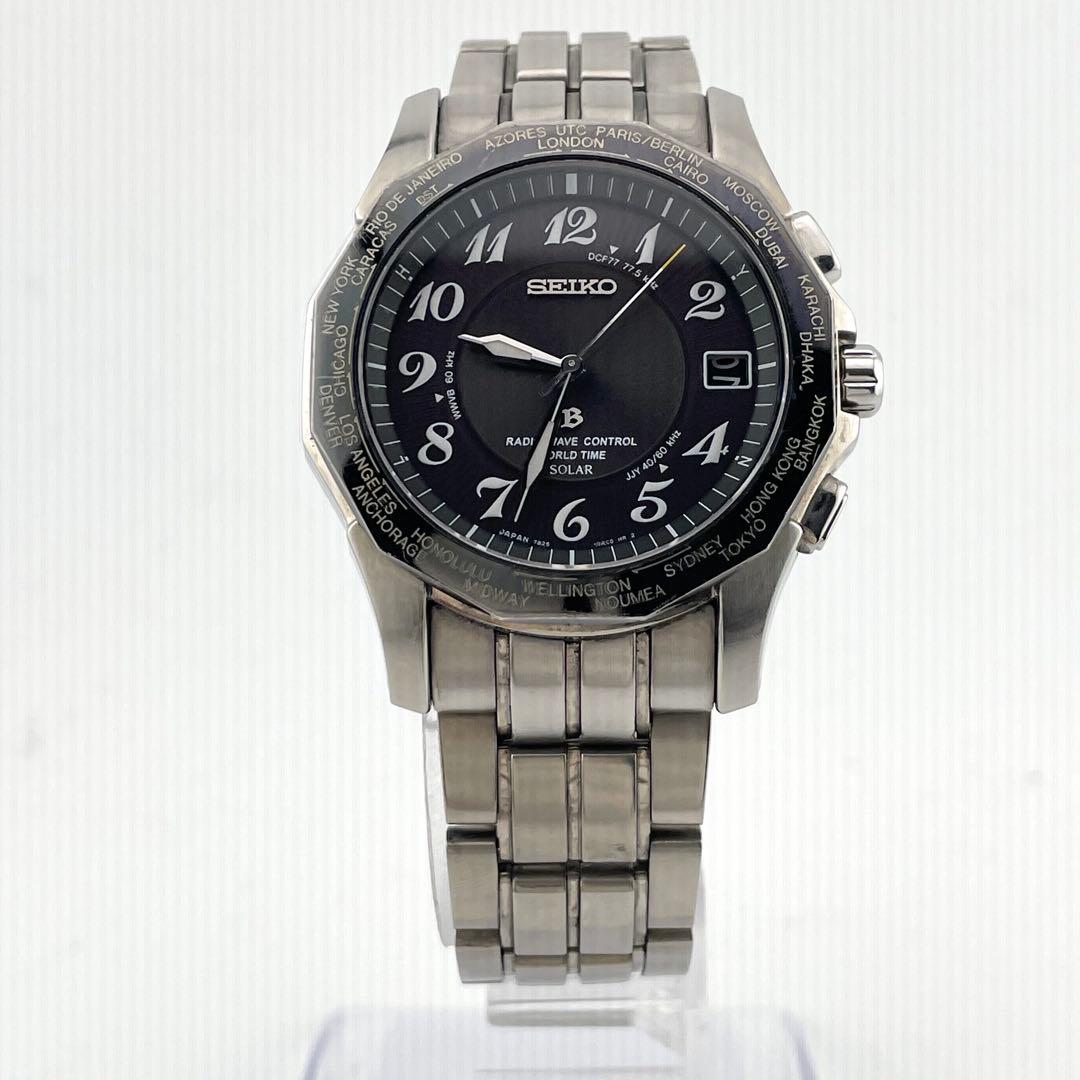 セイコー　ラジオウェーブコントロール　電波ソーラー　腕時計　動作未確認