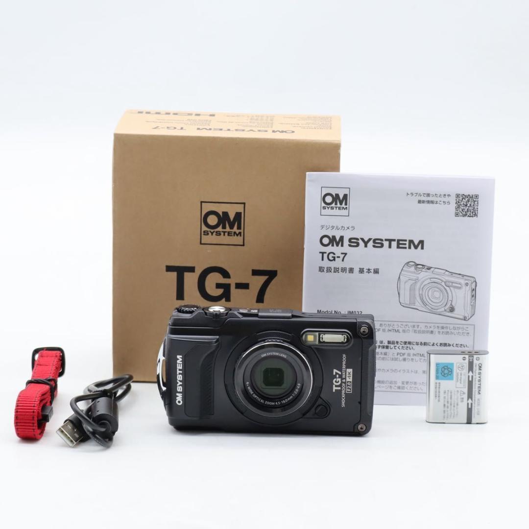 OM SYSTEM Tough TG-7 ブラック