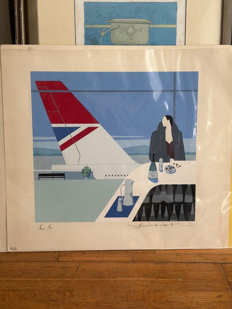 ◇平野琳人 リトグラフ シルクスクリーン h.c Hors Commerce