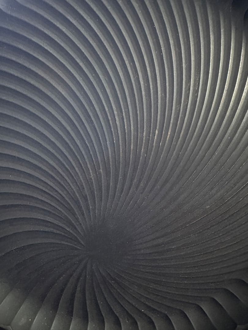 ★木製お盆 手彫り木製トレー/幾何学紋様／アンティーク★