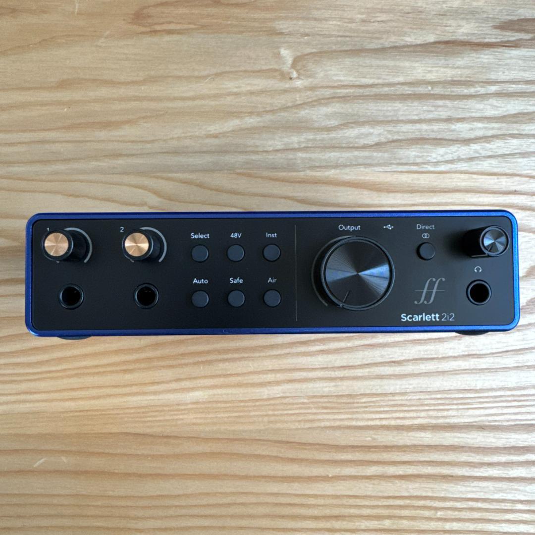 DTM・DAW Scarlett 2i2 Anniversary Edition