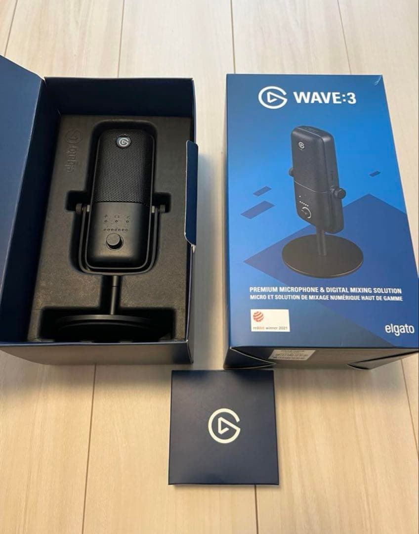 yamamoto　 elgato wave3 コンデンサーマイク　ブラック