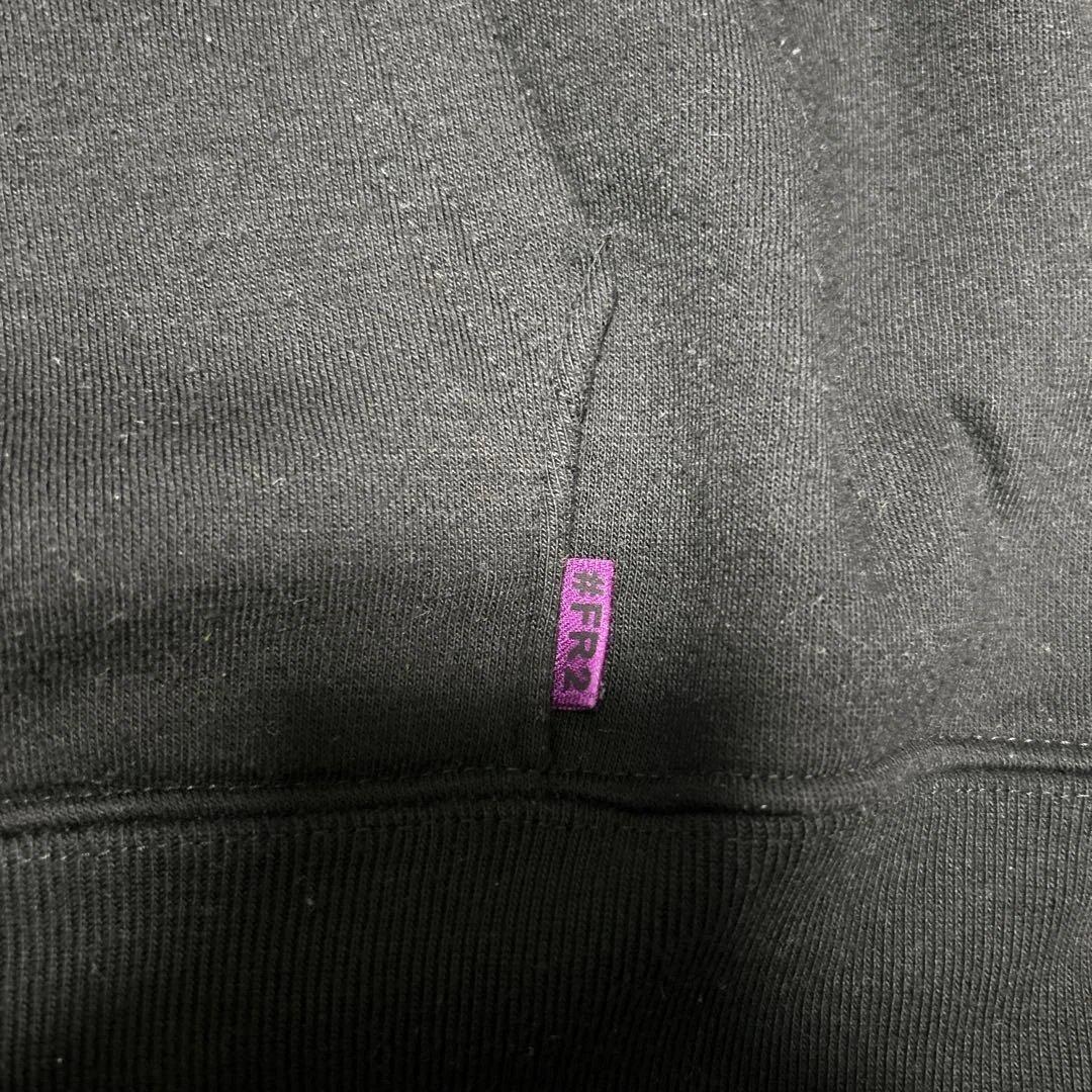 希少サイズ　FR2 エフアールツー　ビックロゴパーカー　ストリート　うさぎ　兎