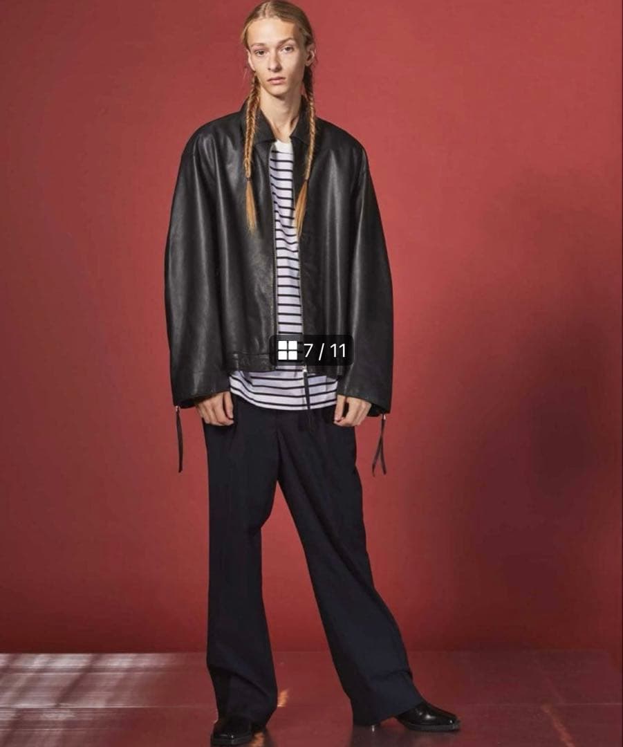 山田涼介着用メゾンスペシャルラムレザージャケット本日限定割引き