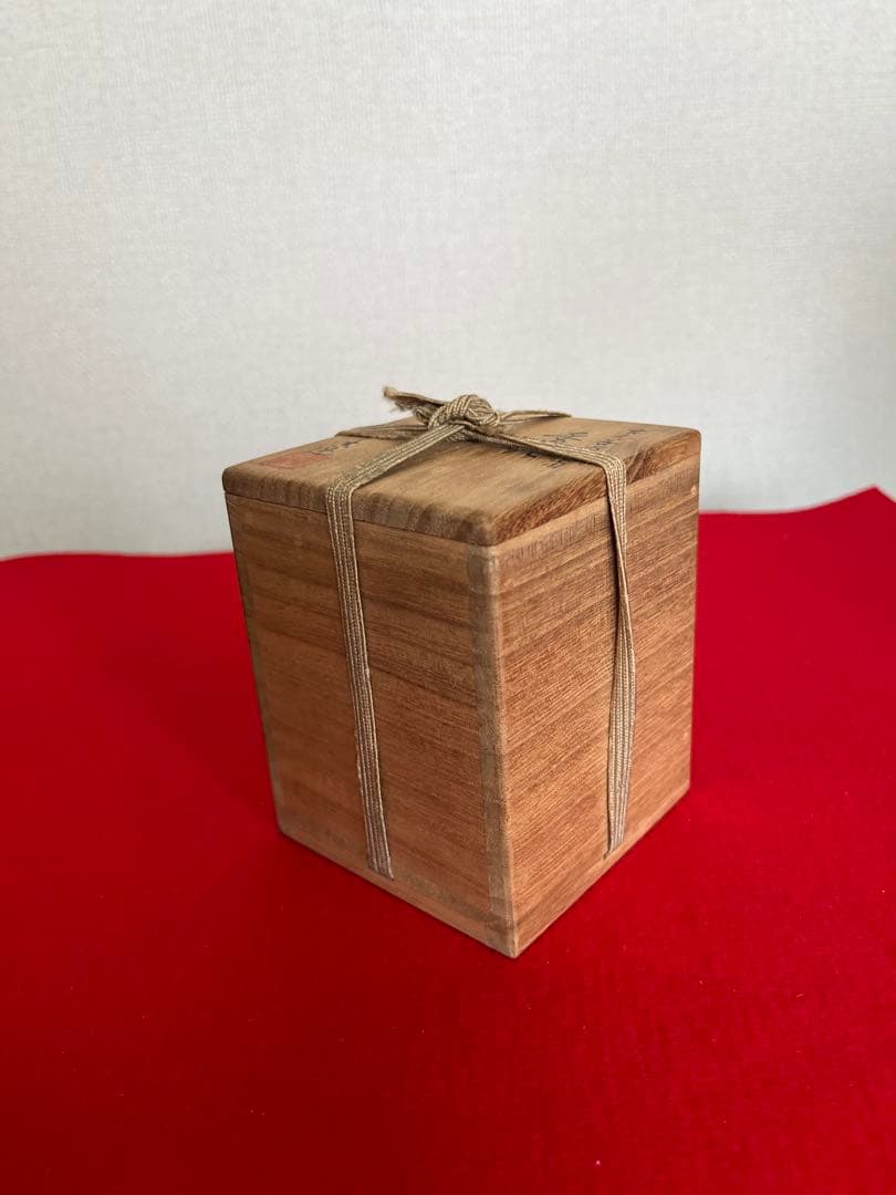 人間国宝 初代 徳田八十吉作 古九谷敬意 角香炉 管理T262