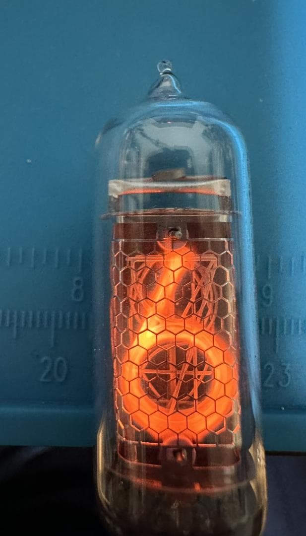 【点灯確認済】ニキシー管 IN-14 新古品 6本 全数字、コンマ、全管点灯確認