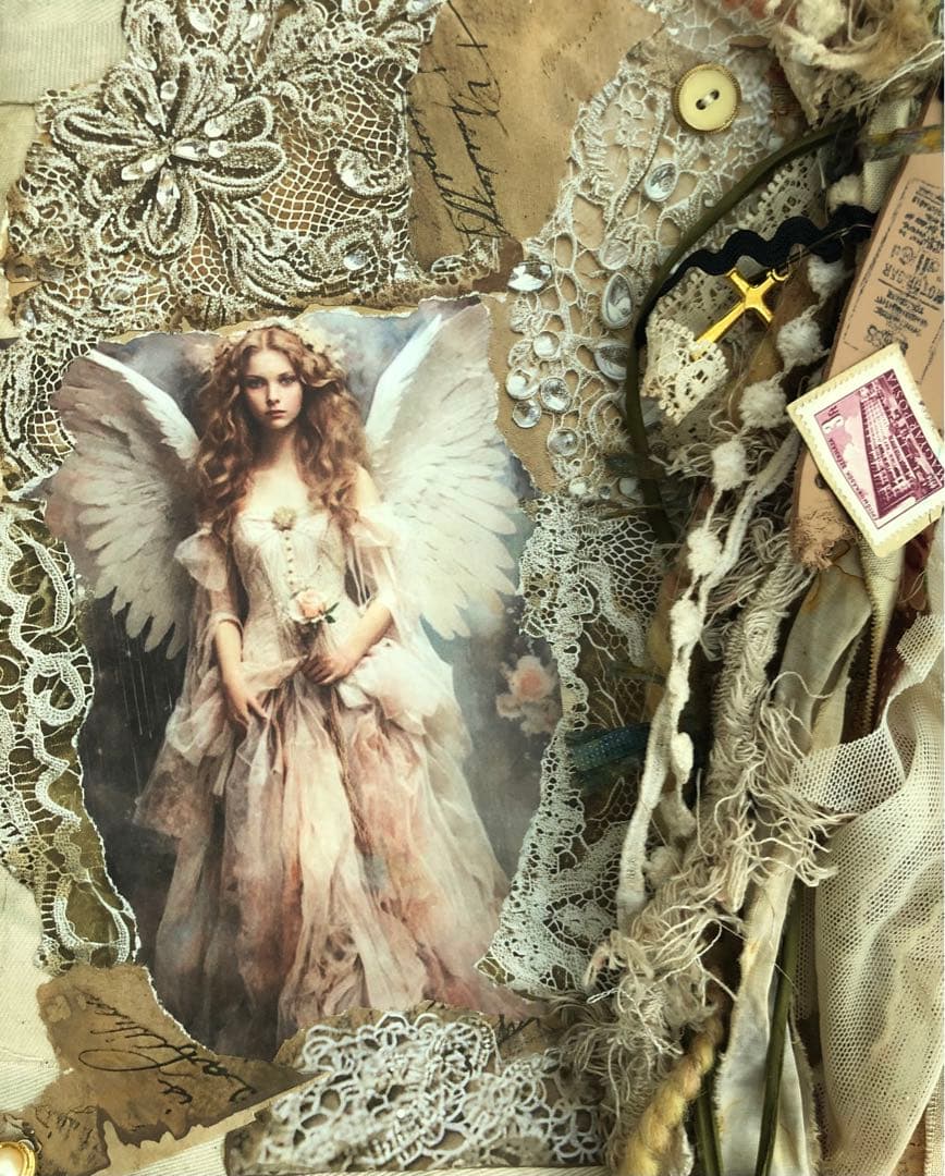 感謝セール❣️多種類染レースたっぷり『天使』ジャンクジャーナル雑記帳