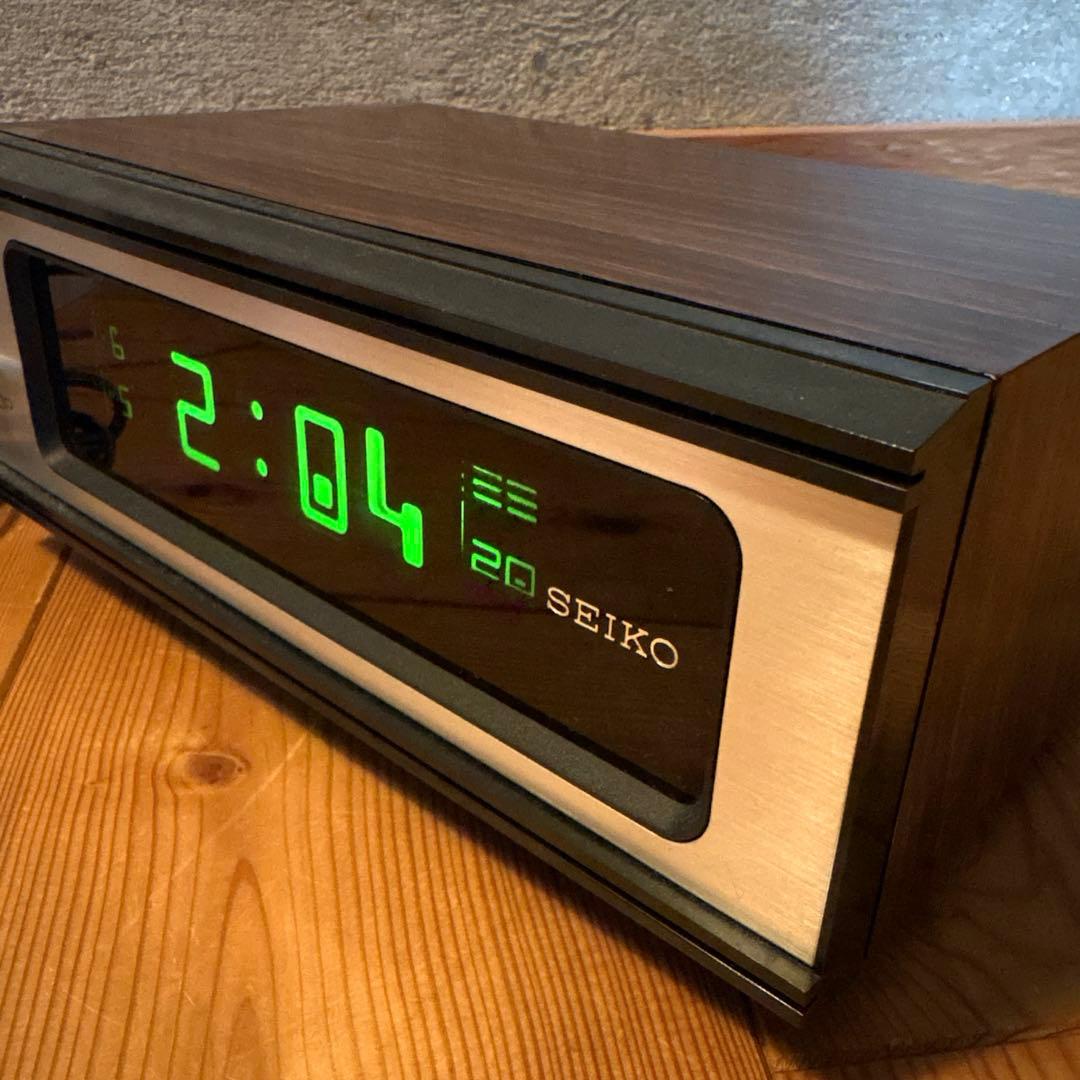 70年代　セイコ　DL406 パタパタ時計　デジタルクロック　スペースエイジ
