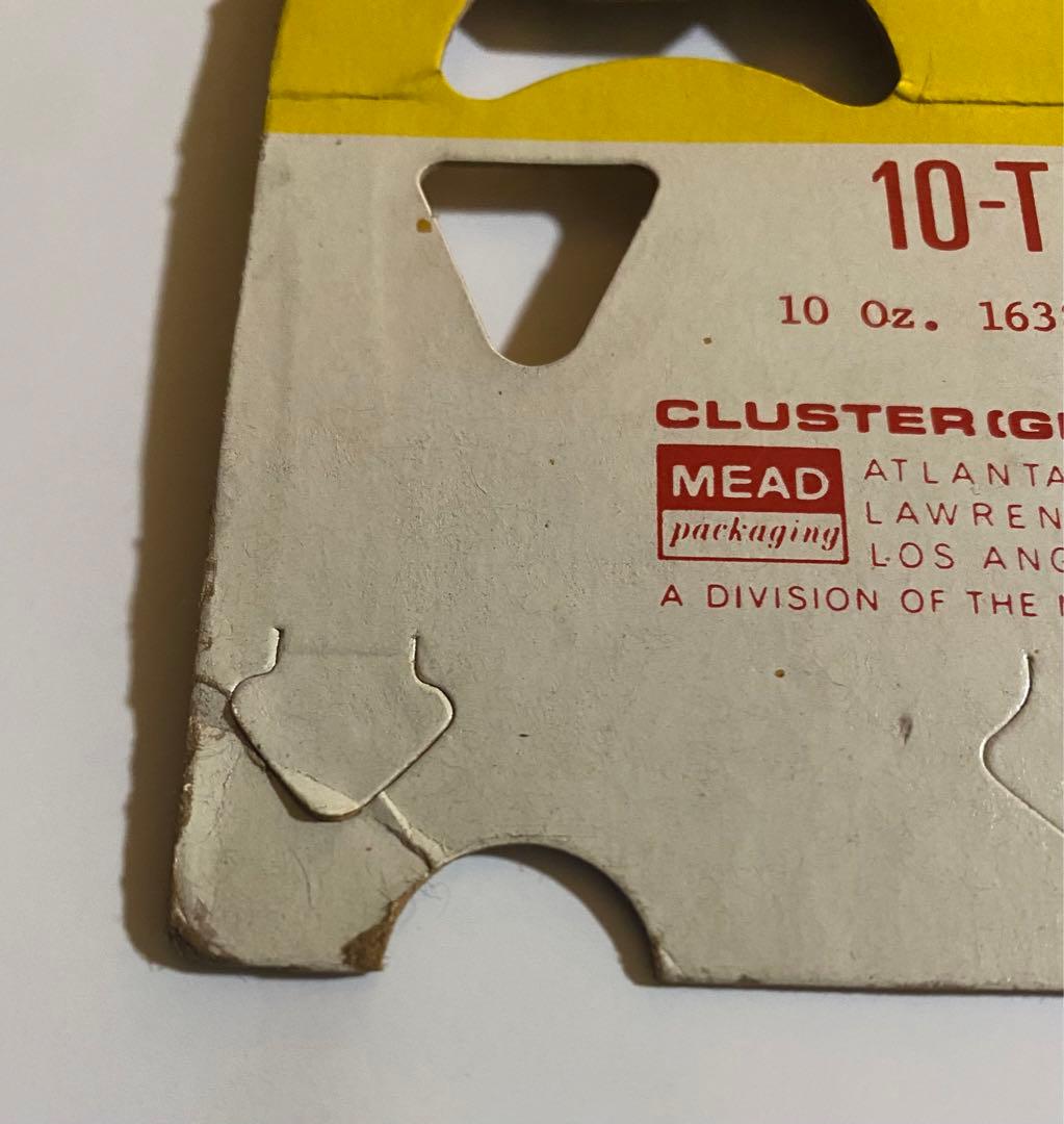 レアな60年代 未使用ボトルパッケージ