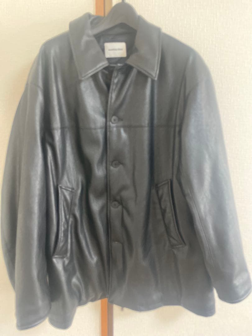 モンキータイム　パデッド レザーライク カー コート　Mサイズ