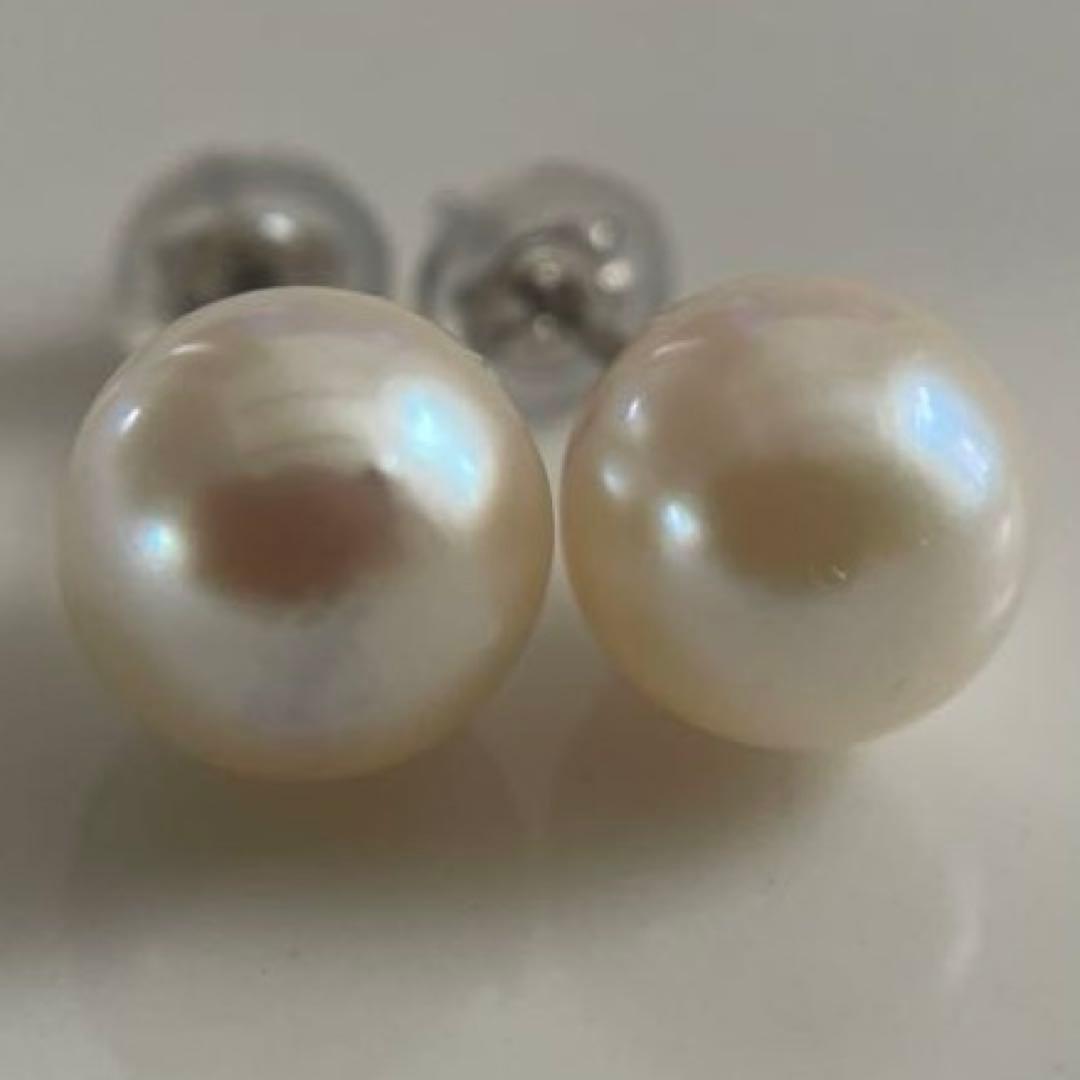 宇和島産 あこや本真珠 パール ピアス プラチナ製（真珠 ピアス）pt900