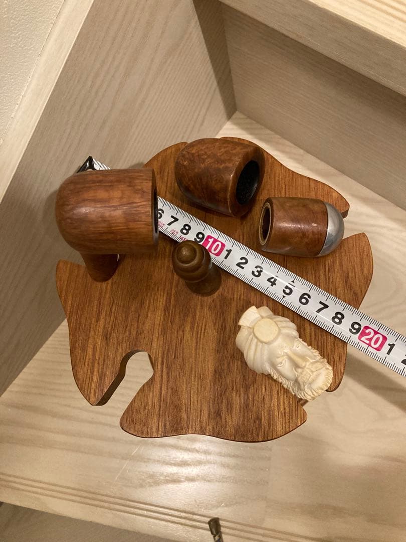 木製パイプスタンドとパイプセット