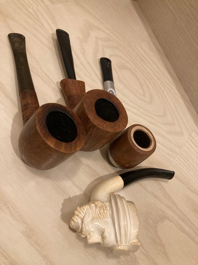 木製パイプスタンドとパイプセット