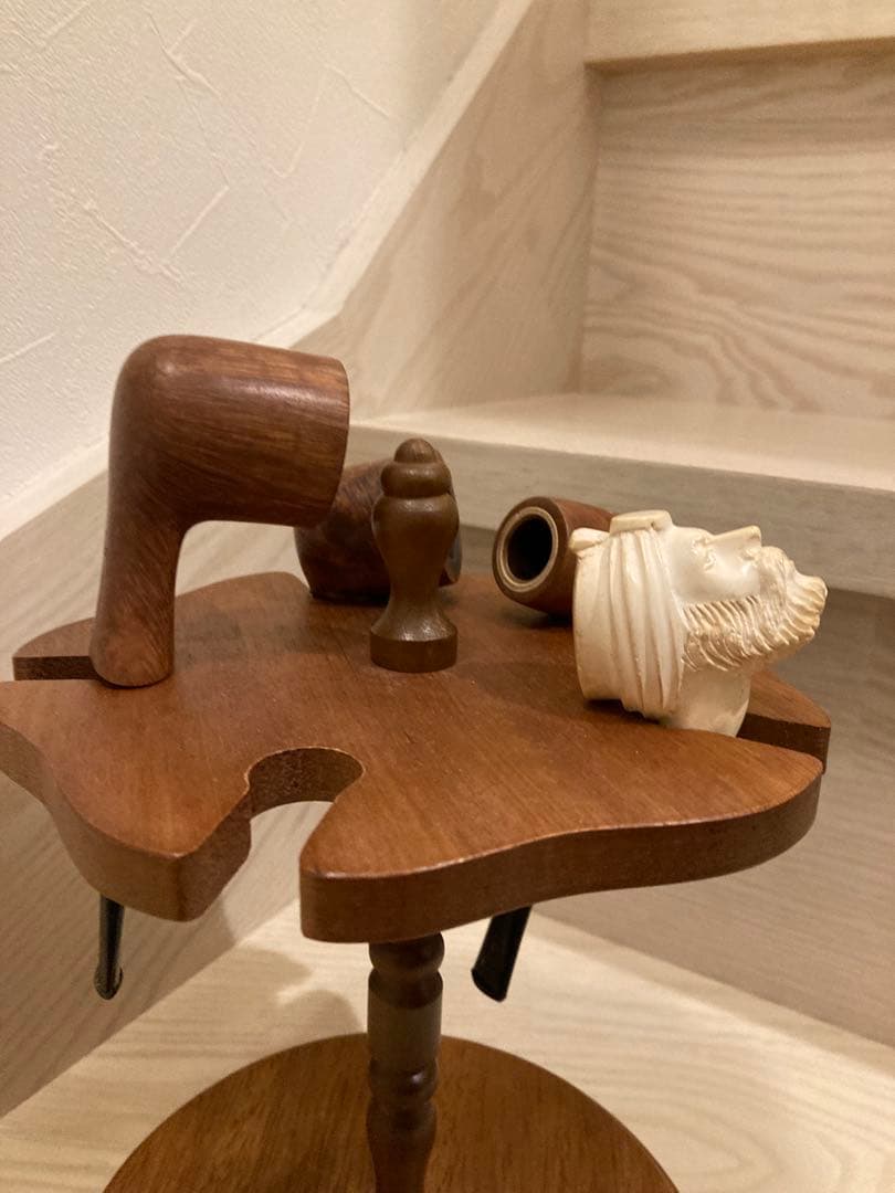 木製パイプスタンドとパイプセット