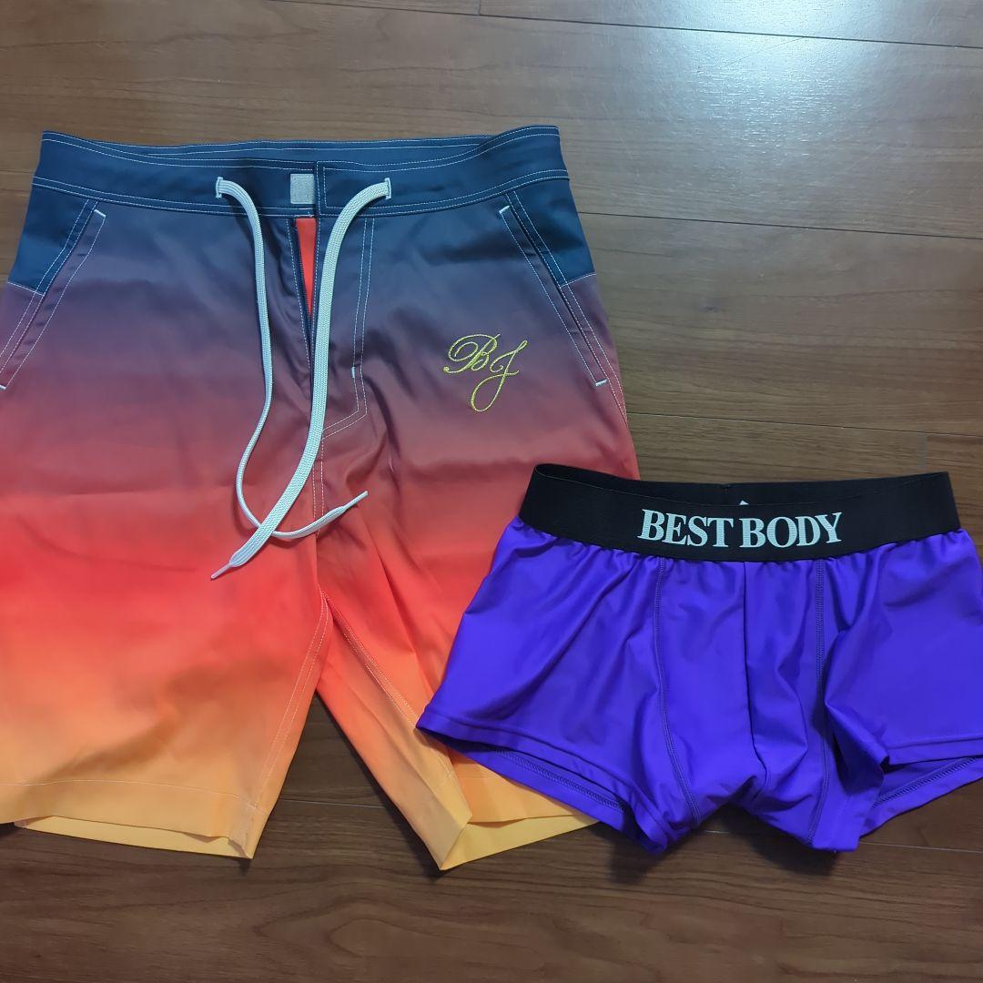 BEST BODY 公式競技用水着セット サーフパンツM アンダーウェアS