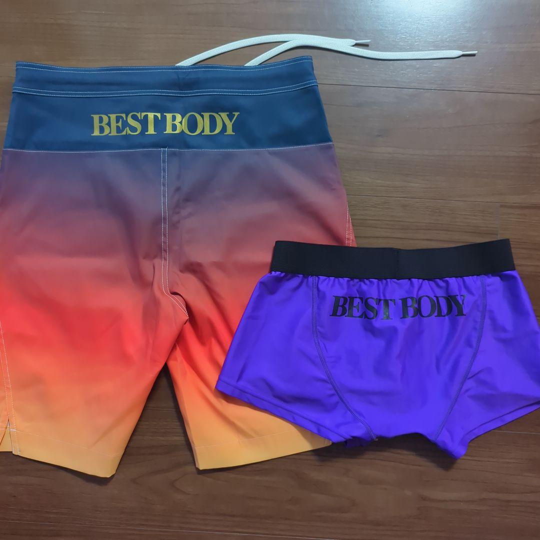 BEST BODY 公式競技用水着セット サーフパンツM アンダーウェアS