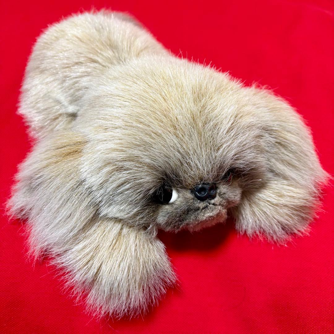 【昭和レトロ】リーベ♦︎ワンちゃんぬいぐるみ♦︎ペキニーズ♦︎狆♦︎レア♦︎日本製♦︎当時物