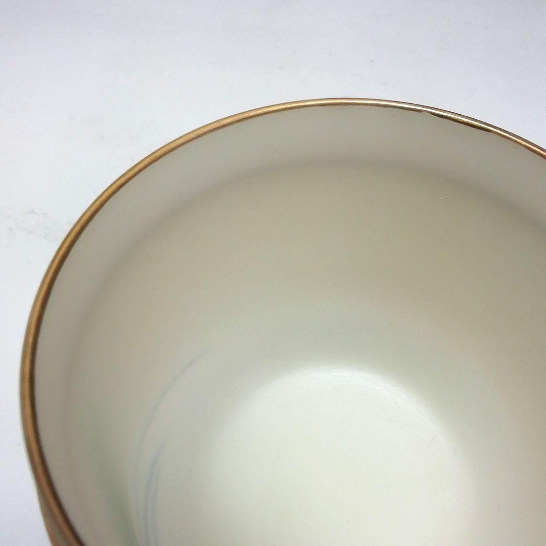 Ｓ６２６　棗　『白透中棗　葦に流水』『樹脂製』『中村口香鳳作』　共箱　茶道具