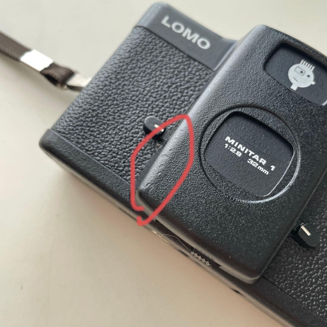 LOMO LC-A専用ケース付 フィルムカメラ 説明書付 フラッシュ セット