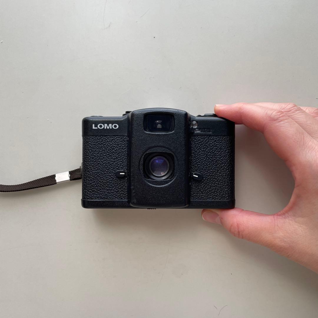 LOMO LC-A専用ケース付 フィルムカメラ 説明書付 フラッシュ セット