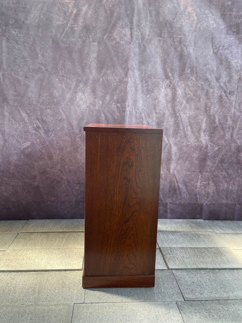 【からくり箪笥】民芸家具　茶箪笥 和家具収納棚 昭和レトロヴィンテージ