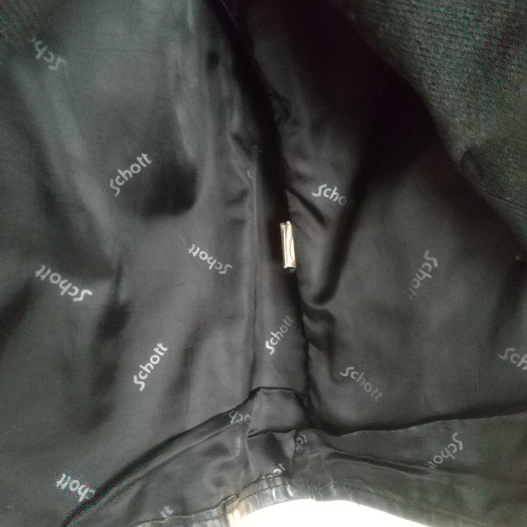 Schott シングルライダース 641 ボア付 36インチ