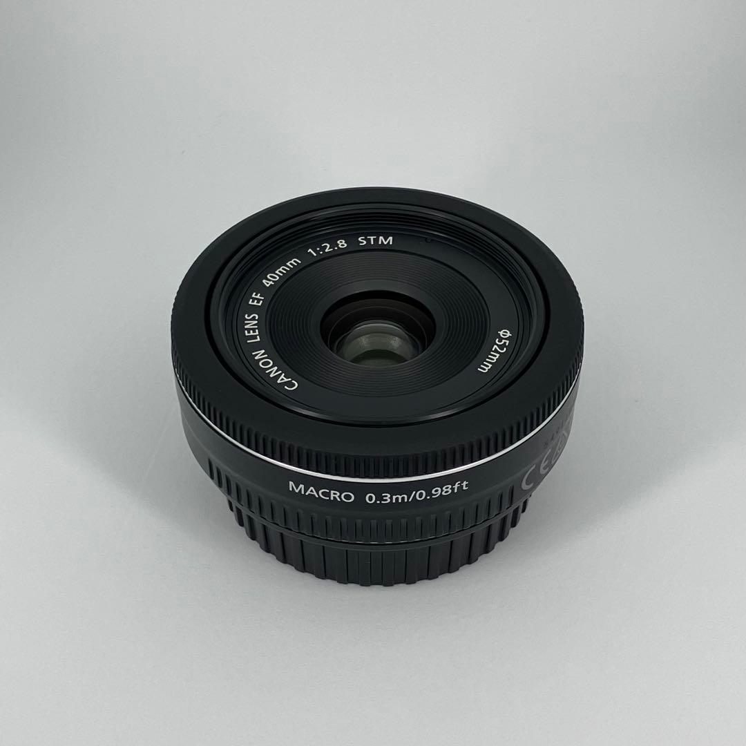 【美品・純正レンズフード付き】Canon EF40mm F2.8 STM