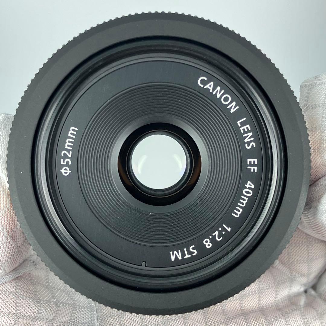 【美品・純正レンズフード付き】Canon EF40mm F2.8 STM