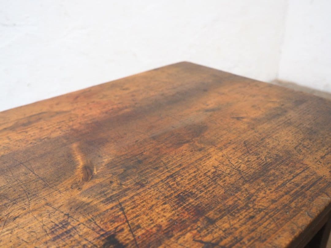 1258 アンティーク　文机　ローテーブル　収納ケース　陳列台　レトロ　古家具