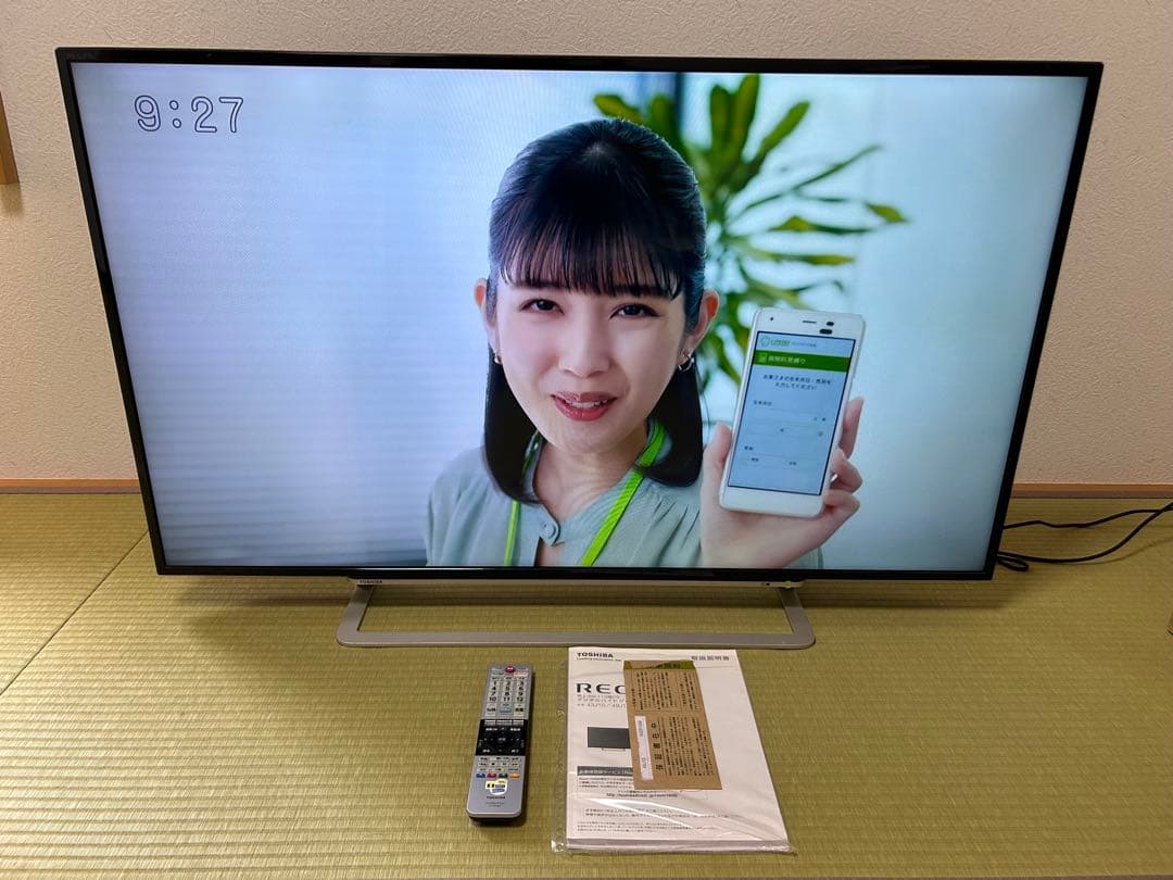 TOSHIBA REGZA 49J10 49型 液晶テレビ 本体