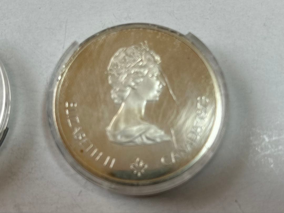 モントリオール1976 10ドル2枚5ドル2枚　1973銀貨