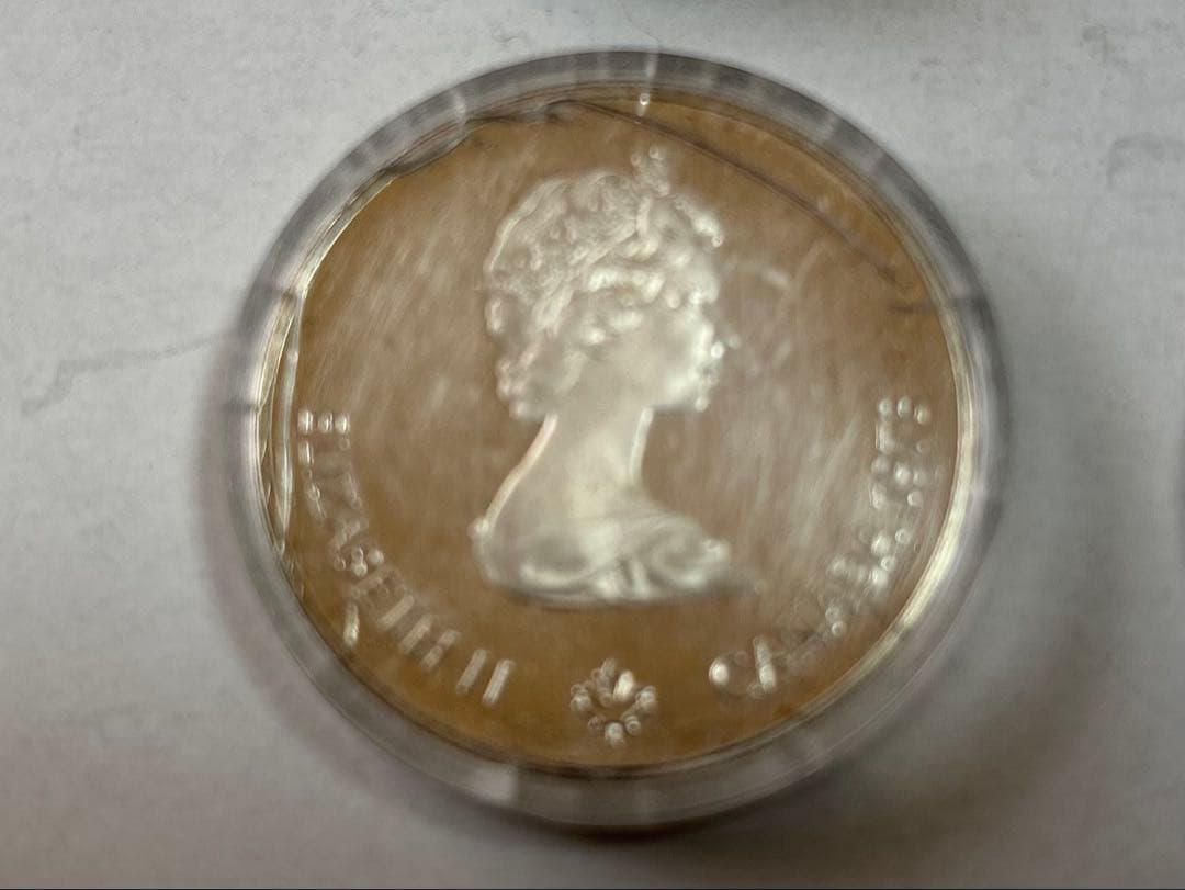 モントリオール1976 10ドル2枚5ドル2枚　1973銀貨