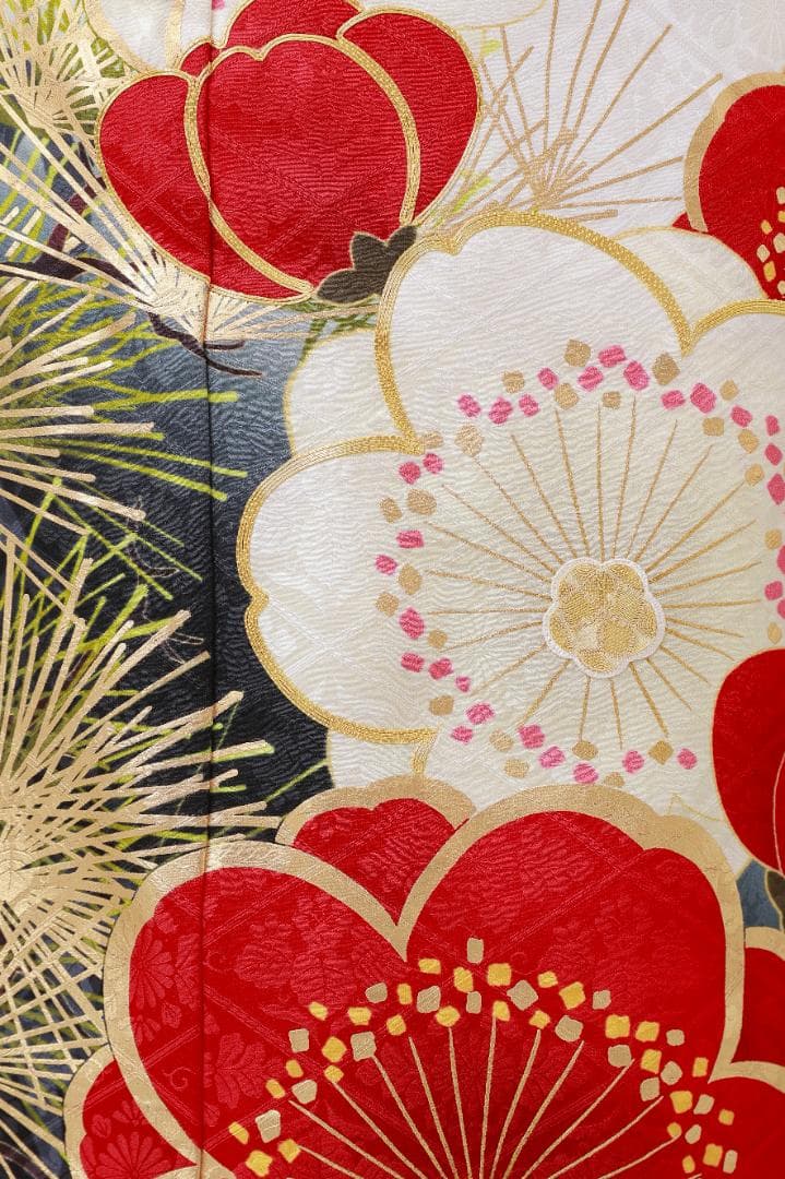 ≪美品≫正絹　振袖単品　【879】【160cm~170cmの方用】