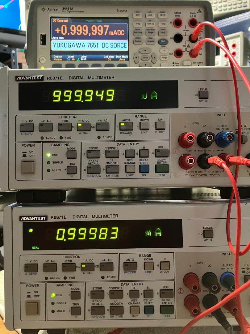 ADVANTEST R6871E 6.5桁 DMM