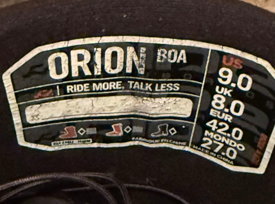 スノーボード　BOA ダイヤル式ブーツ