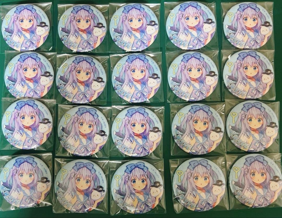 ごちうさ　チノ　缶バッジ　20個　アリス