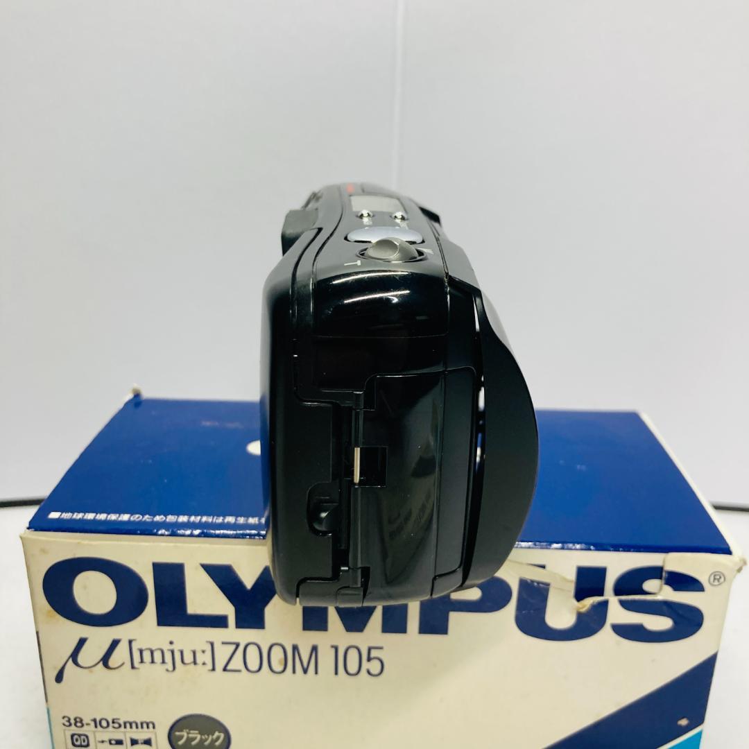 元箱有 OLYMPUS μ (mju) ZOOM 105 コンパクトカメラ　黒