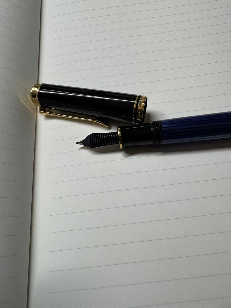 Pelikan 万年筆 スーベレーン M400 ブルーストライプ F