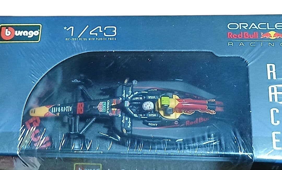 burago1/43クリアケース#22#1RedBull RB21日本GPセット