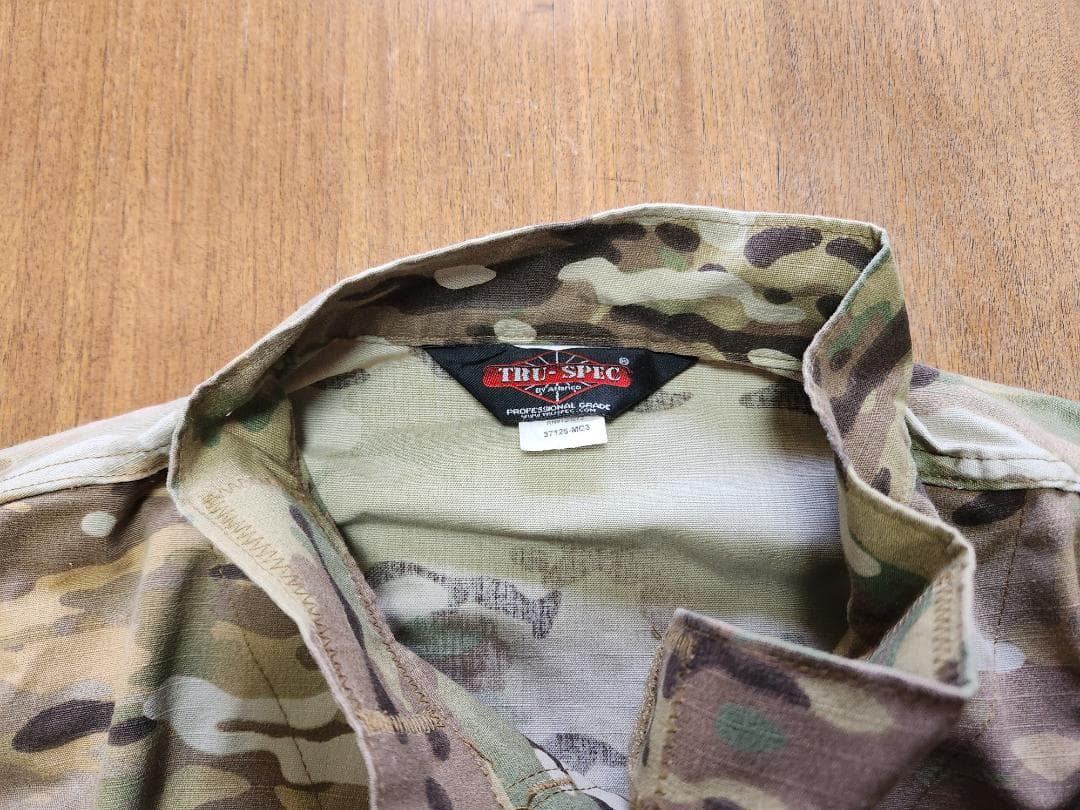 米軍　マルチカム迷彩服　上下帽子ベルトセット　メンズ