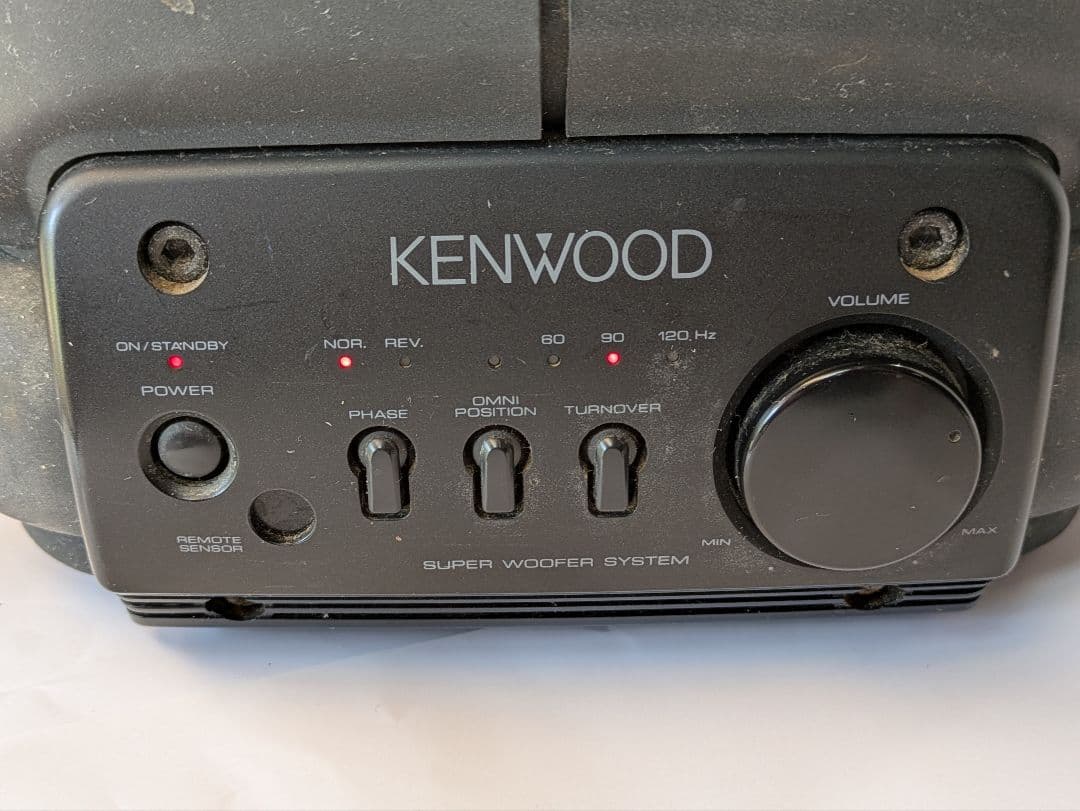 テツ君 KENWOOD SUPER WOOFER SW-500 リモコン付