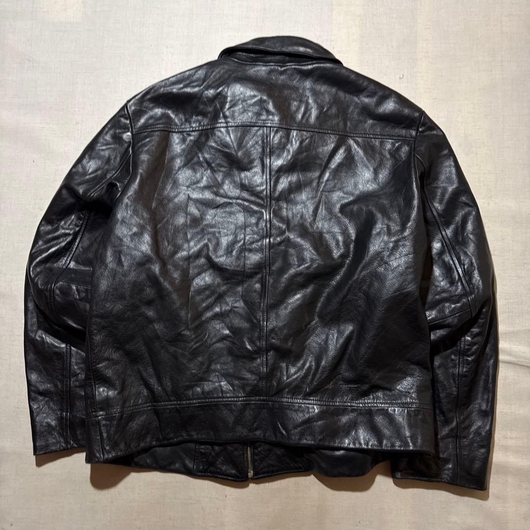 00s バナナリパブリック カウレザー ジャケット 牛革 本革 スウィングトップ
