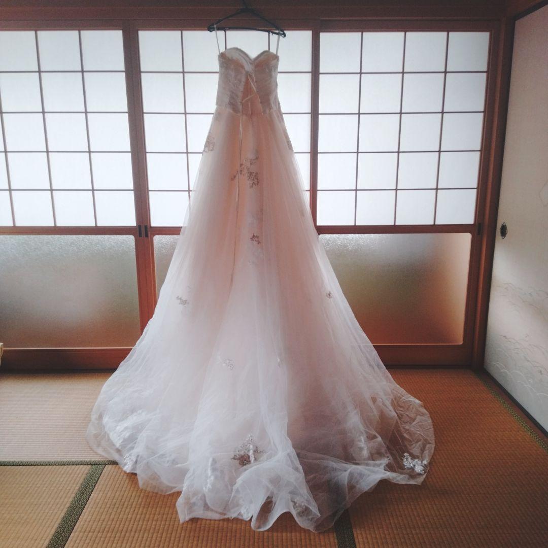 【中古品】ココメロディ　ドレス　7号　LD5148 パニエ付き