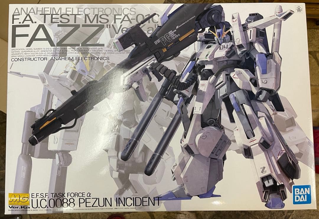 MG 1/100 FAZZ Ver.Ka 機動戦士ZZガンダム