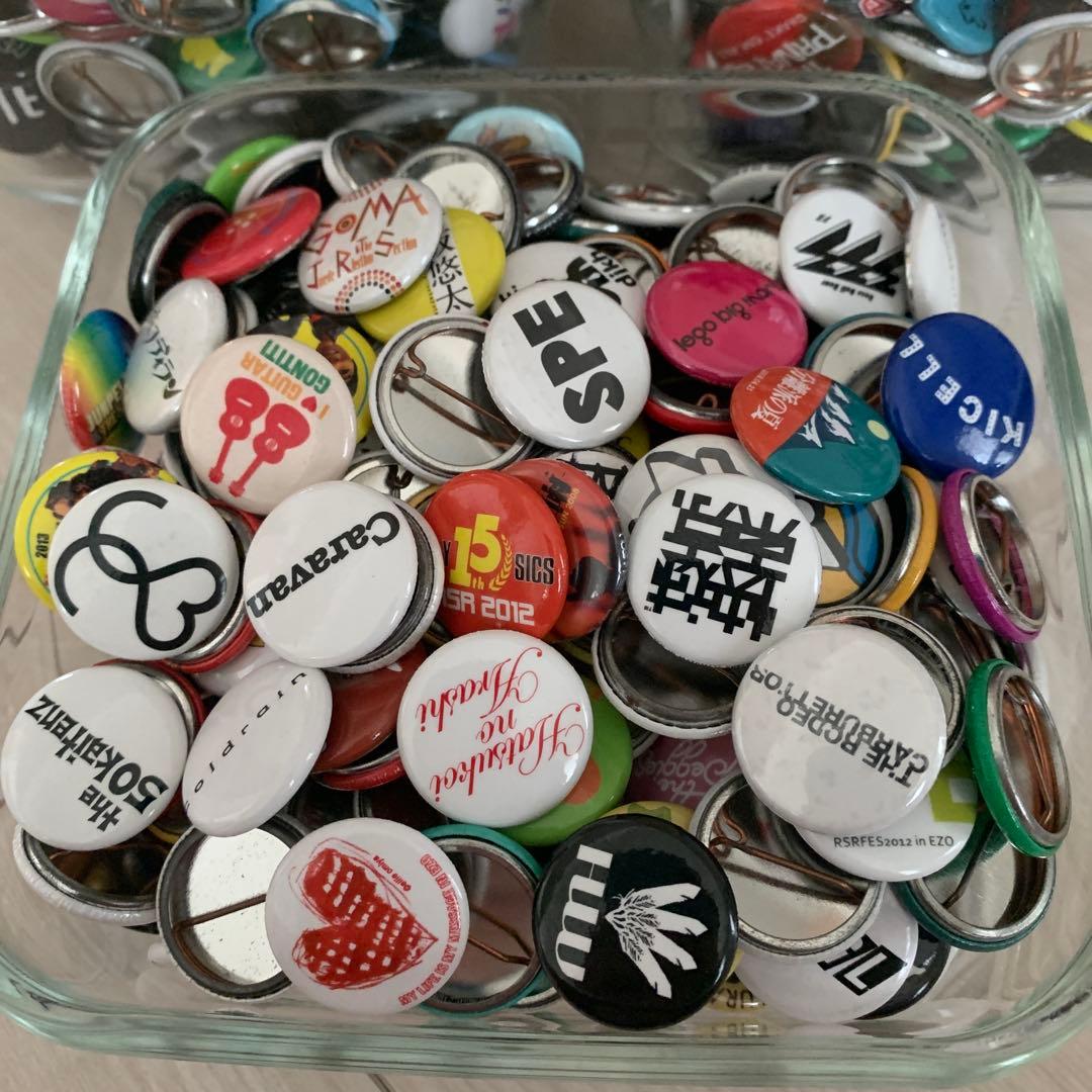 RSR バッジ　ライジングサンロックフェス 缶バッジセット（900個以上）