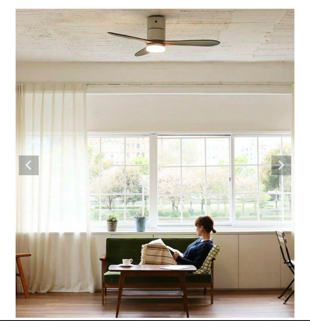 JAVAIOELF シーリングファン ライト LED リモコン付き