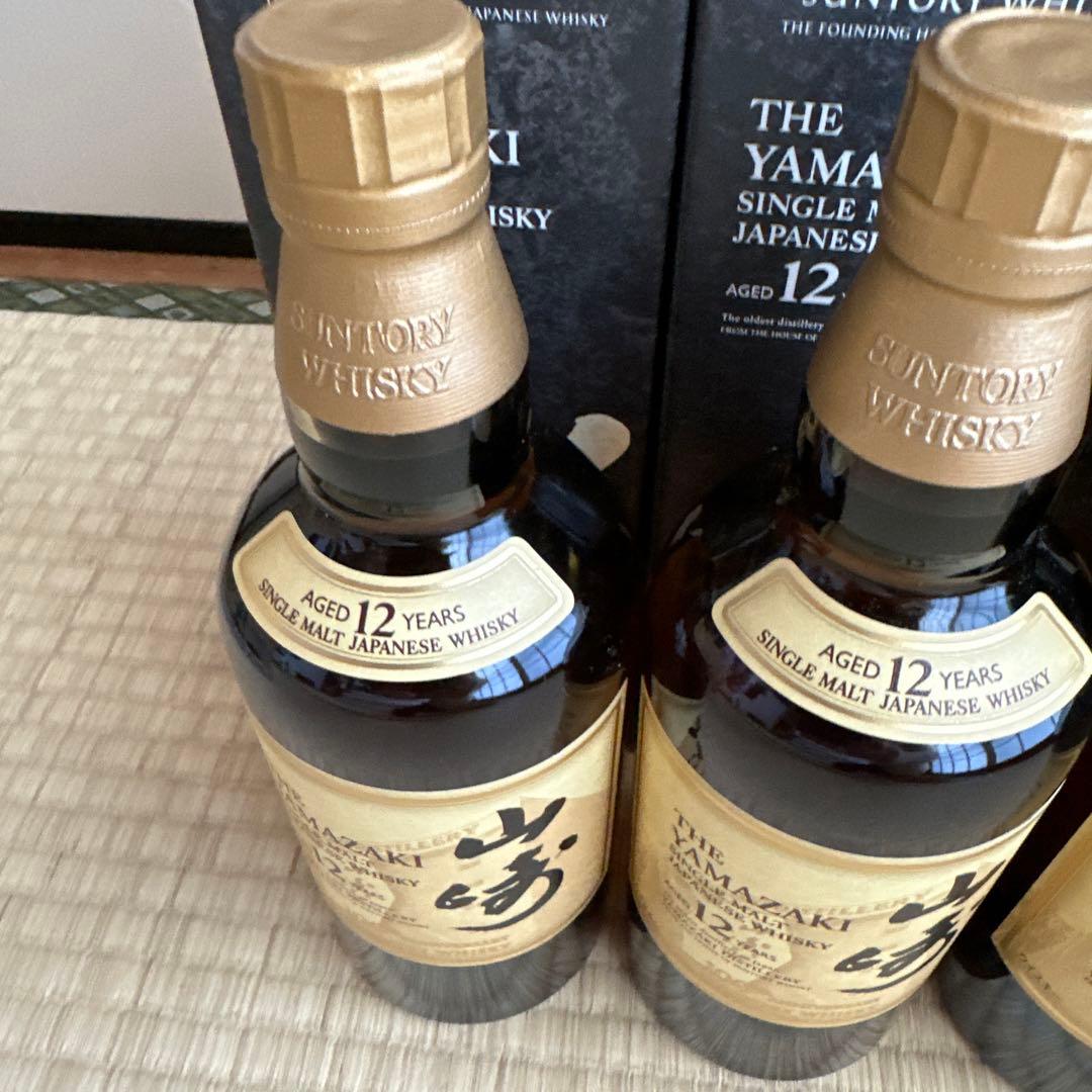 サントリー　ウイスキー　山崎　12年　100周年記念ボトル　化粧箱付き